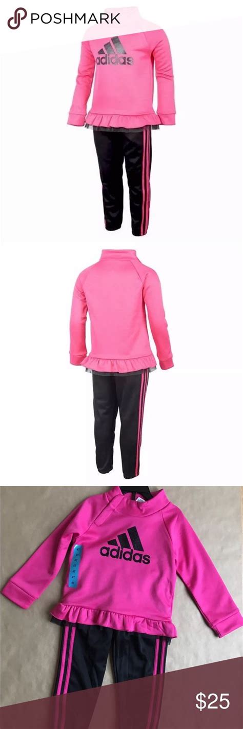 adidas set meisjes|Adidas matching set for girls.